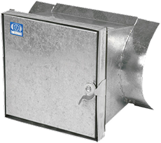 Round-Hinged Access Door